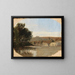 Ansicht eines Sees - Louis Léopold Boilly — gerahmtes Bild an der Wand