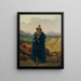 Der Räuber auf der Lauer - Louis Léopold Robert — gerahmtes Bild an der Wand