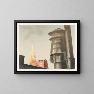 Louis Lozowick - Roof and Sky.webp