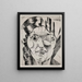 La Belle Martiniquaise - Louis Marcoussis — gerahmtes Bild an der Wand
