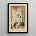 Der Brand - Louis Marcoussis — gerahmtes Bild an der Wand