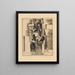 Le Comptoir - Louis Marcoussis — gerahmtes Bild an der Wand