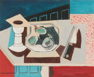 Louis Marcoussis - Nature Morte Aux Grenades Et Couteau Sur Un Guridon.webp