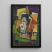 Stillleben As de Trèfle - Louis Marcoussis — gerahmtes Bild an der Wand