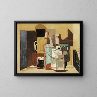 Louis Marcoussis - Personnage Assis  Une Table Ronde.webp