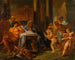 Hercule und Theseus im Palast des Königs Pittheus - Louis Masreliez — Ansicht des Kunstwerks