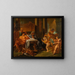 Hercule und Theseus im Palast des Königs Pittheus - Louis Masreliez — gerahmtes Bild an der Wand