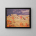 Sturm im Anmarsch - Louis Michel Eilshemius — gerahmtes Bild an der Wand