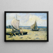 Kinder am Strand - Louis Michel Eilshemius — gerahmtes Bild an der Wand