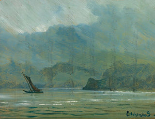 Helles Blau Landschaft - Louis Michel Eilshemius — Ansicht des Kunstwerks