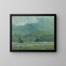 Helles Blau Landschaft - Louis Michel Eilshemius — gerahmtes Bild an der Wand