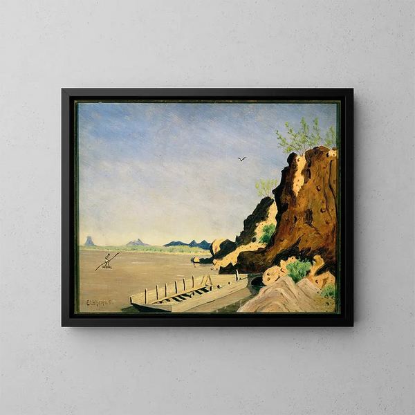 Yuma, Arizona - Louis Michel Eilshemius — gerahmtes Bild an der Wand