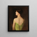 Portrait einer Frau - Louis Picard — gerahmtes Bild an der Wand