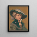 Chef de femme patricienne - Louis Prang — gerahmtes Bild an der Wand
