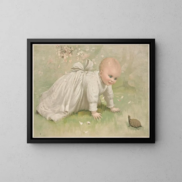 Qu'est-ce que c'est ? - Louis Prang — gerahmtes Bild an der Wand