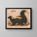 Gemeine Marder - Louis Prang Co — gerahmtes Bild an der Wand