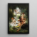 Ein Satyr in Not - Louis Priou — gerahmtes Bild an der Wand