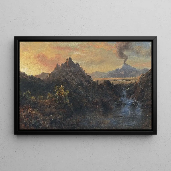 Louis Remy Mignot - View of the Cordilleras near Cotopaxi.webp
