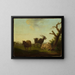 Weide - Louis Robbe — gerahmtes Bild an der Wand