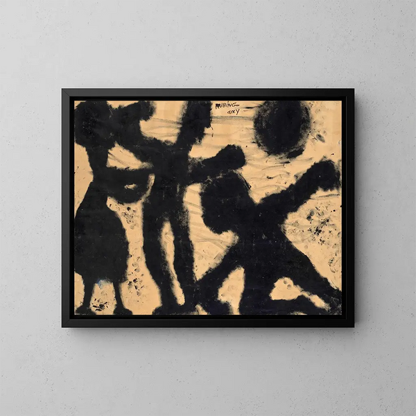 Tag des Rubins - Louis Soutter — gerahmtes Bild an der Wand