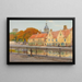 Quai in Brügge - Louis Titz — gerahmtes Bild an der Wand