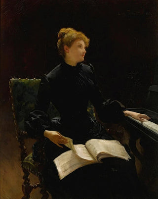 Louis Tribout - The piano lesson.webp