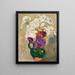 Bouquet de riz vert - Louis Valtat — gerahmtes Bild an der Wand