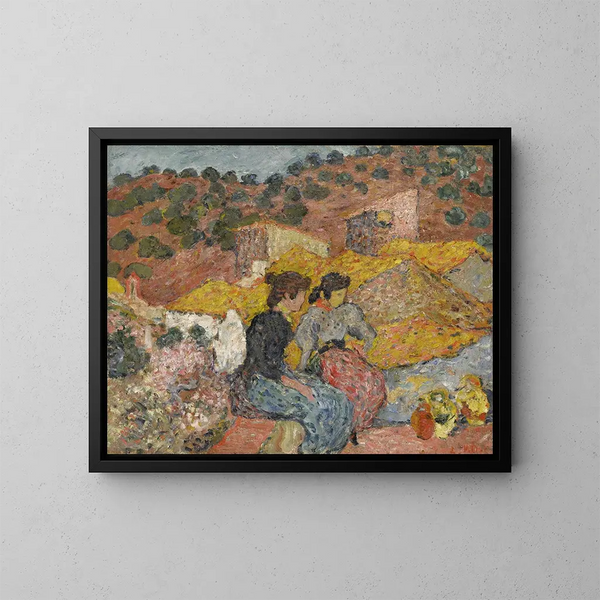 Fontaine espagnole - Louis Valtat — gerahmtes Bild an der Wand
