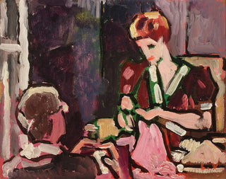 Louis Valtat - Jeune femme cousant.webp