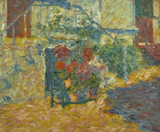 Le perron fleuri à Versailles - Louis Valtat — Ansicht des Kunstwerks