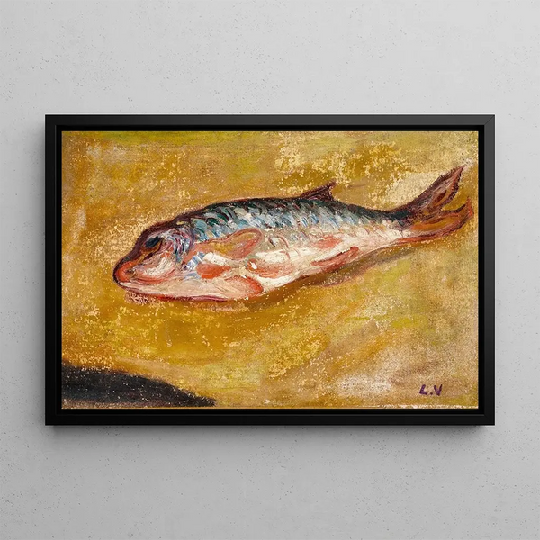 Der Fisch - Louis Valtat — gerahmtes Bild an der Wand