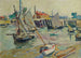Voiliers im Hafen, Niedrigwasser, Ouistreham - Louis Valtat — Ansicht des Kunstwerks