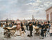 Der Café Belvédère von Antwerpen - Louis Van Engelen — Ansicht des Kunstwerks