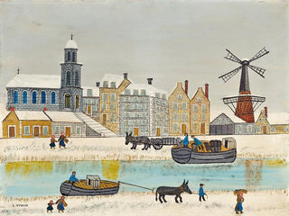 Louis Vivin - Ville au moulin prs du canal en hiver.webp