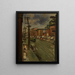 Rue Principale de Montréal - Louis Wiesenberg — gerahmtes Bild an der Wand