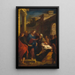 Der Christus und die Hämorrhoiden - Louis de Boullogne der Jüngere — gerahmtes Bild an der Wand