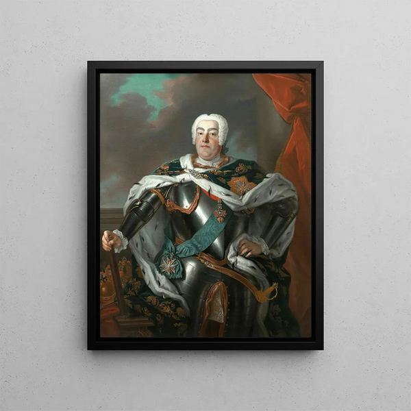 Louis de Silvestre - Portrait of Augustus III of Poland.webp