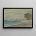 Fécamp Strandlandschaft Gemälde - Louise Abbema — gerahmtes Bild an der Wand