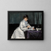 Portrait von René Delmas de Pont-Jest - Louise Abbema — gerahmtes Bild an der Wand