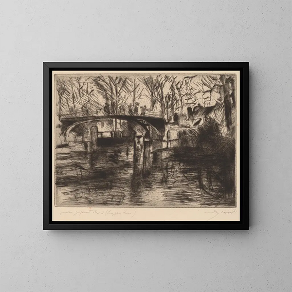 im Zoo - Lovis Corinth — gerahmtes Bild an der Wand