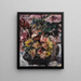 Blumen in einem Bronzekübel - Lovis Corinth — gerahmtes Bild an der Wand