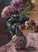 Chrysanthèmes und Rosen in einer Krug - Lovis Corinth — Ansicht des Kunstwerks
