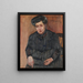 Portrait der Schwiegermutter des Künstlers - Lovis Corinth — gerahmtes Bild an der Wand