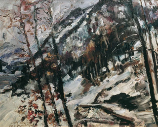 Lovis Corinth - Der Herzogstand Am Walchensee Im Schnee.webp