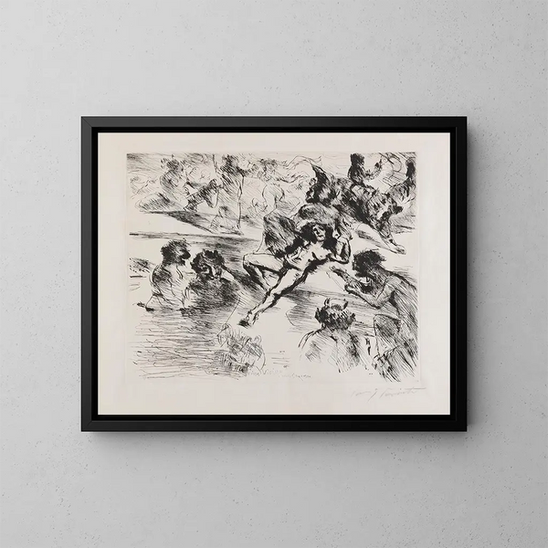 Eine Vision - Lovis Corinth — gerahmtes Bild an der Wand