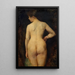 Frauenakt Gemälde - Lovis Corinth — gerahmtes Bild an der Wand