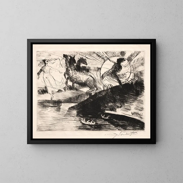 Hélios - Lovis Corinth — gerahmtes Bild an der Wand