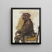 Hermann frappé en uniforme - Lovis Corinth — gerahmtes Bild an der Wand