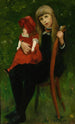 Portrait von Anna Schaumburg mit einer Puppe - Lovis Corinth — Ansicht des Kunstwerks