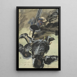 Lovis Corinth - Ritterrstung Und Schwert Suit Of Armour And Sword.webp